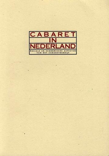 Cabaret in Nederland. beschikbaar voor biedingen