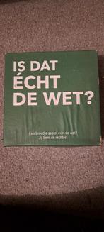 Is dat echt de wet spel, Ophalen of Verzenden, Zo goed als nieuw