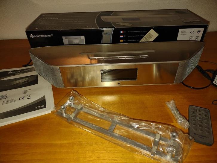 Bluetooth PLL Radio met wekfuncties, Soundmaster, BT1308SI, Audio, Tv en Foto, Radio's, Gebruikt, Overige typen, Ophalen of Verzenden
