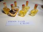 MOOIE VERZAMELING ESCADA MINIATUUR 6X4ML, Ophalen, Zo goed als nieuw, Miniatuur