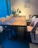 Dutchbone Eettafel en 6 Westwing stoelen, Huis en Inrichting, Tafels | Eettafels, Ophalen, 50 tot 100 cm, Zo goed als nieuw, Vijf personen of meer