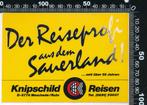 Sticker: Knipschild Reisen - Meschede - Der reiseprofi aus d, Verzamelen, Stickers, Ophalen of Verzenden