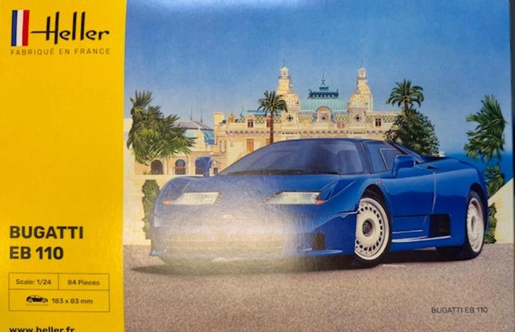 Coelianmodels, Heller, 80738, Bugatti EB 110 , 1/24, € 24,99, Hobby en Vrije tijd, Modelbouw | Auto's en Voertuigen, Nieuw, Auto