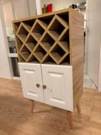 Wijnkast met glazenrek - 50.5x60.5x30.5cm, Huis en Inrichting, Kasten | Buffetkasten, Ophalen, Nieuw, 50 tot 100 cm, Minder dan 100 cm