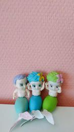 Zeemeerminnen voor in bad - 3 stuks, Kinderen en Baby's, Speelgoed | Poppen, Ophalen, Gebruikt, Overige typen