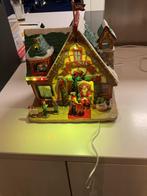 Lemax Kerst Santa’s House niet alle lampjes branden, Diversen, Kerst, Ophalen, Gebruikt