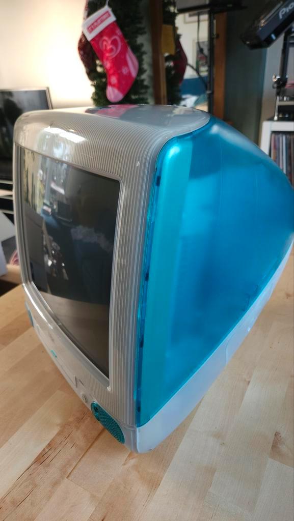 iMac G3 (M4984) Bondi Blue – 266 MHz, 288 MB RAM, Computers en Software, Vintage Computers, Ophalen of Verzenden