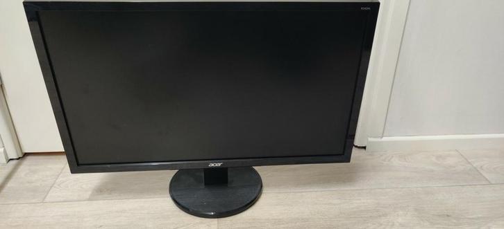 24 inch Acer monitor, Computers en Software, Monitoren, Gebruikt, 60 Hz of minder, DVI, VGA, Full HD, Ophalen of Verzenden