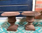 Brocante  divers: plantenbak, gietijzeren kroon en potten, Ophalen of Verzenden