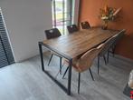 Mangohouten eettafel, Huis en Inrichting, Tafels | Eettafels, Ophalen, 50 tot 100 cm, Zo goed als nieuw, Vijf personen of meer