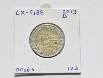 2-euromunt Duitsland (D) J 2013 Herdenking LX-G88 beschikbaar voor biedingen