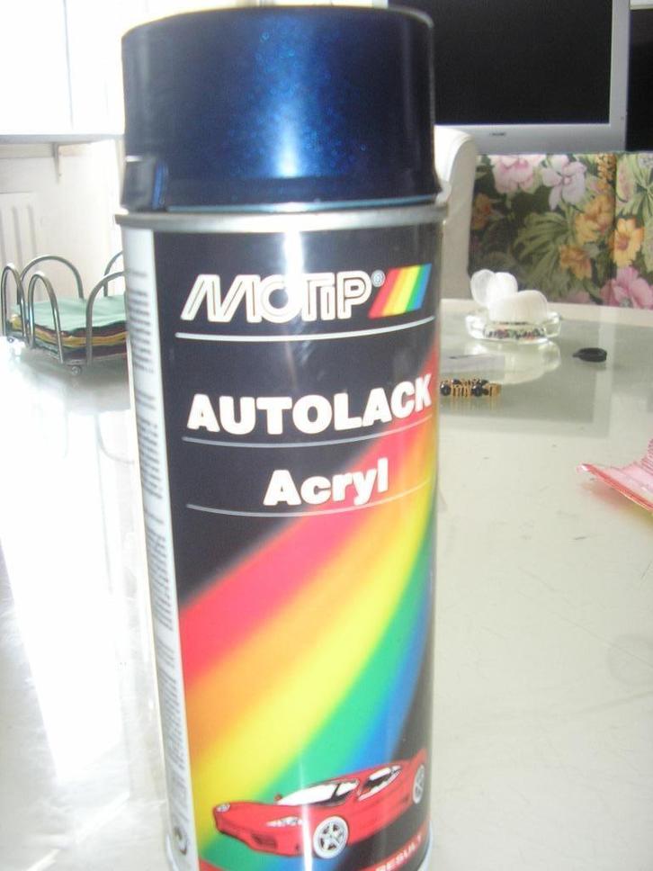 Spray voor auto (Donkerblauw), Doe-het-zelf en Verbouw, Verf, Beits en Lak, Nieuw, Lak, Minder dan 5 liter, Blauw, Ophalen