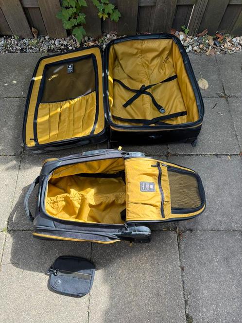 Samsonite reis koffer / trolley set, Sieraden, Tassen en Uiterlijk, Koffers, Gebruikt, Zacht kunststof, 70 cm of meer, 55 cm of meer