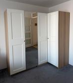 IKEA PAX hoekkast met 4 deuren en een grote spiegel, Ophalen, 200 cm of meer, Met klep(pen), Zo goed als nieuw