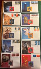 ECU brieven 1 t/m 30 in originele mapjes, Ophalen of Verzenden, Na 1940, Gestempeld