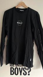 Zwarte longsleeve Daily Aesthetikz maat M in nieuwstaat, Ophalen of Verzenden, Zo goed als nieuw, Maat 48/50 (M), Zwart