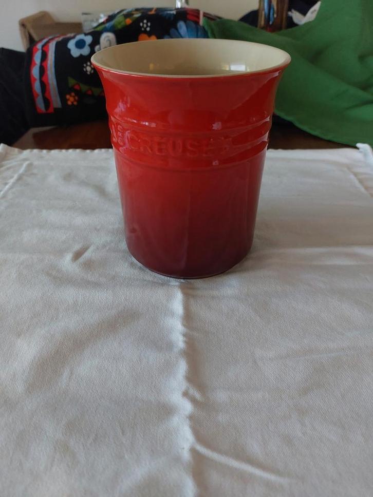 Le Creuset spatelpot cerise, Huis en Inrichting, Keuken | Keukenbenodigdheden, Nieuw, Ophalen of Verzenden