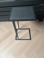 Bijzettafel zwart, Computers en Software, Laptoptafels, Ophalen of Verzenden, Zo goed als nieuw