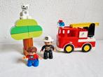 Duplo brandweerauto set 10901 werkend zwaailicht, Kinderen en Baby's, Speelgoed | Duplo en Lego, Ophalen of Verzenden, Zo goed als nieuw
