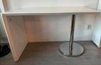 Wit bureau / witte tafel, Huis en Inrichting, Bureaus, Ophalen, Gebruikt