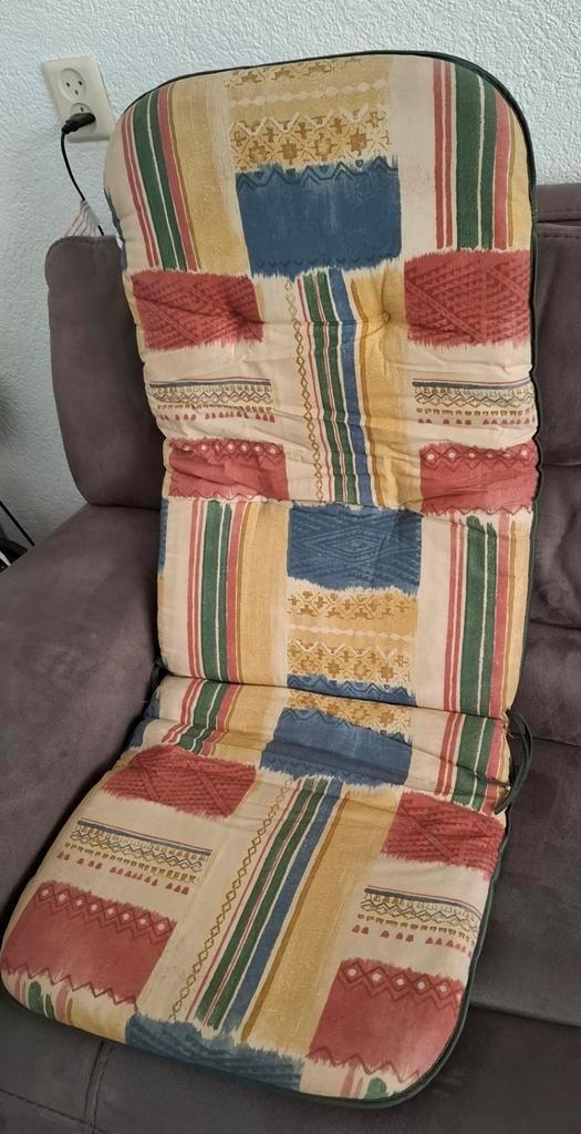 Tuinkussens met speels kleurenmotief (2 stuks), Tuin en Terras, Tuinmeubel-accessoires, Gebruikt, Ophalen