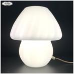 Vintage glazen paddenstoel lamp van WSB, Huis en Inrichting, Lampen | Tafellampen, Minder dan 50 cm, Gebruikt, Glas, Ophalen