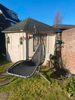 Hang/ ligstoel met kussen, Tuin en Terras, Ligbedden, Ophalen, Zo goed als nieuw