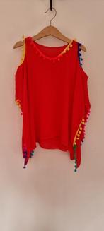 Strand poncho rood maat 98 104 NIEUW !, Nieuw, Meisje, Ophalen of Verzenden, Shirt of Longsleeve