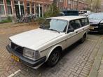 Volvo 240 2.3 GL - 1986, Auto's, Volvo, Automaat, Wit, Particulier, Blauw