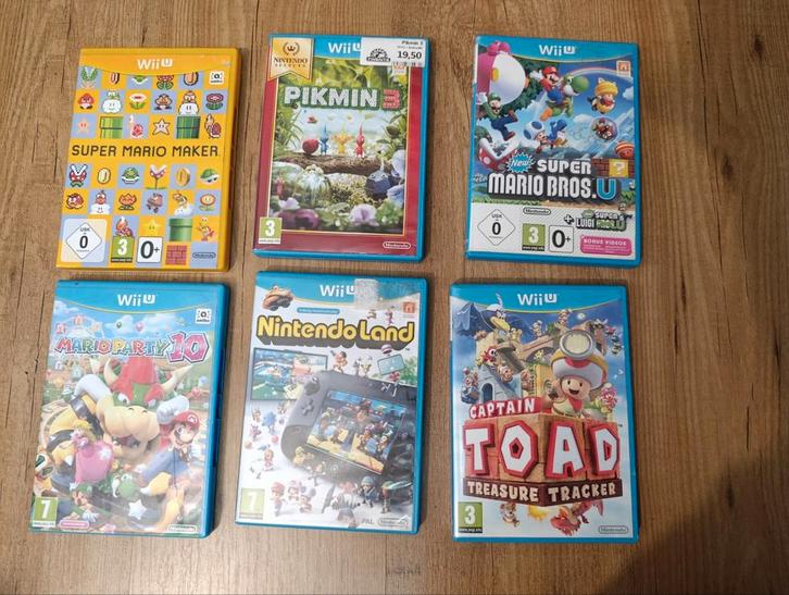6 wii u games zonder krassen (ook apart te koop), Spelcomputers en Games, Games | Nintendo Wii U, Zo goed als nieuw, 3 spelers of meer
