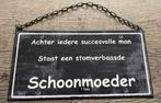 Metalen spreuken bordje, Ophalen of Verzenden, Nieuw