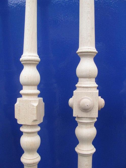 spijlen,balusters,trappaal,hoofdbaluster,hout,leuning,trap, Doe-het-zelf en Verbouw, Ladders en Trappen, Nieuw, Trap, Ophalen of Verzenden