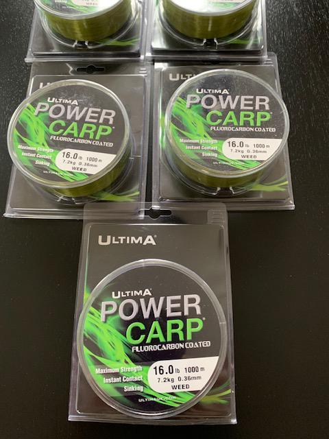 Ultima power carp FLUORCARBON coated hoofdlijn, Watersport en Boten, Hengelsport | Karpervissen, Nieuw, Vislijn, Ophalen of Verzenden