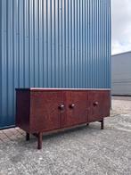 Vintage brutalist dressoir tvmeubel sideboard, Huis en Inrichting, Kasten | Dressoirs, Ophalen, Gebruikt, X, 25 tot 50 cm