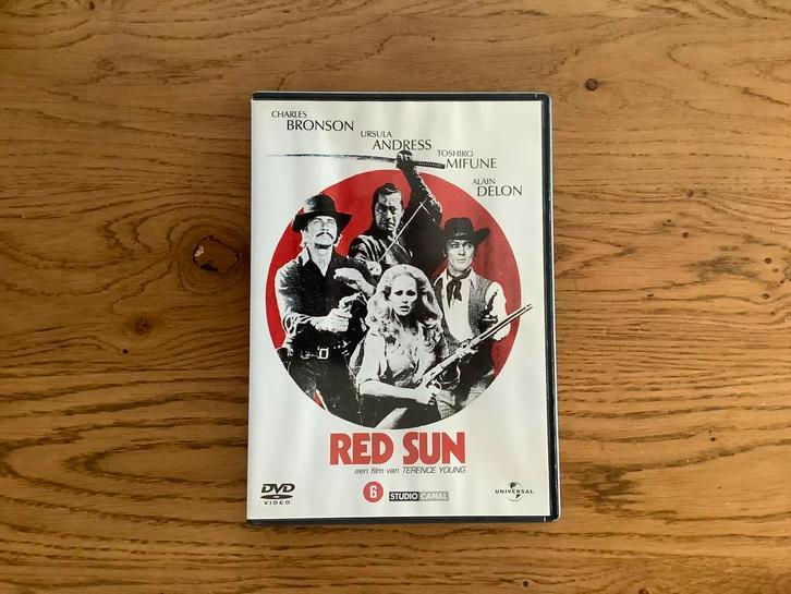 14) Red Sun,  Alain Delon, Ursula Andress, Charles Bronson., Cd's en Dvd's, Dvd's | Overige Dvd's, Zo goed als nieuw, Alle leeftijden