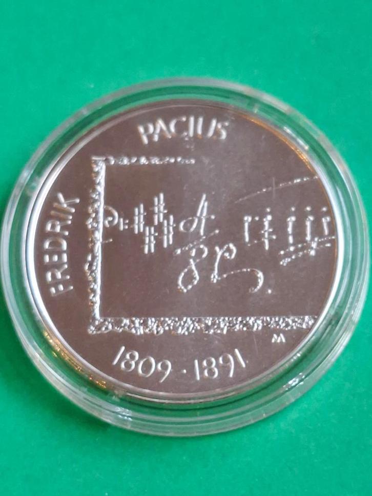 2009 Finland 10 euro in zilver Fredrik Pacius, Postzegels en Munten, Munten | Europa | Euromunten, Losse munt, 10 euro, Finland