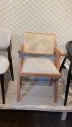 Eetkamerstoel Elena (4), Japandi styl, prijs per stuk, Huis en Inrichting, Stoelen, Ophalen of Verzenden, Nieuw, Wit, Hout