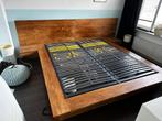 supermooi massief houten 2 persoonsbed ( 500787), Huis en Inrichting, 90 cm, Eenpersoons, 210 cm, Ophalen of Verzenden