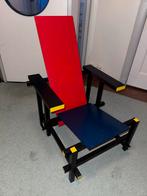 Rood-blauwe stoel van Rietveld (Reproductie), Ophalen, Gebruikt, Twee, Rood
