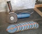 Bosch GWS Pro 10-125 C Haakse Slijper + Slijpschijven, Ophalen of Verzenden, Gebruikt, 1000 watt of meer, Haakse handslijpmachine