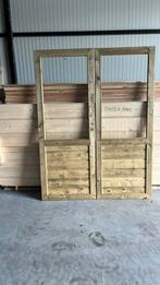 Dubbele tuindeuren voor schuur / tuinhuis, Ophalen, 120 cm of meer, Nieuw, 200 tot 215 cm