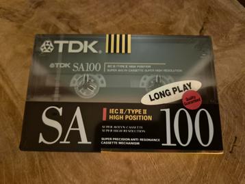 TDK SA 100 casettebandje beschikbaar voor biedingen