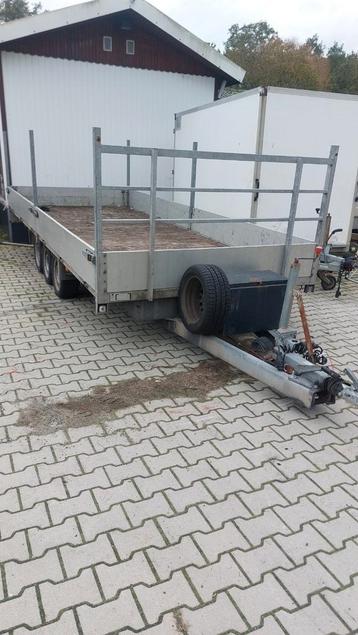 Plateauwagen Tridem - 5x2m Bakmaat beschikbaar voor biedingen