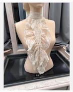 Brocante Kanten Jabot met veel kantjes en ruches, 54 cm, Ophalen of Verzenden, Dames