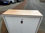 Roldeurkast wit, Ophalen, Gebruikt, 100 tot 150 cm, .