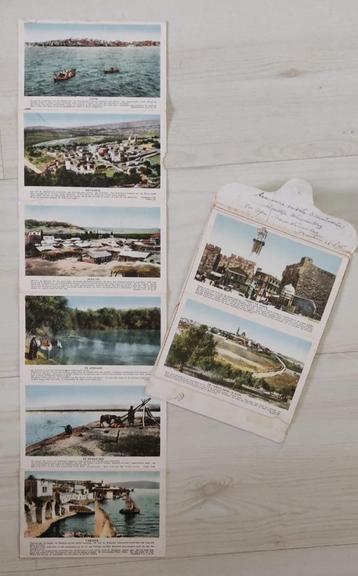 Ansichtkaartenset ‘Het heilige Land’ (leporello; 1936) beschikbaar voor biedingen