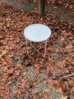 Tuin bijzet tafel rond, Tuin en Terras, Tuintafels, Ophalen, Gebruikt, Rond, Metaal