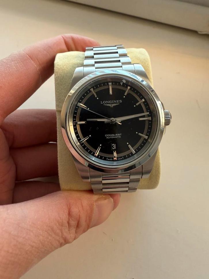 Longines Conquest L3.830.4.52.6, Sieraden, Tassen en Uiterlijk, Horloges | Heren, Overige merken, Staal, Ophalen of Verzenden