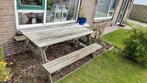 Picknicktafel, Tuin en Terras, Picknicktafels, Ophalen, Gebruikt, Rechthoekig, Hout