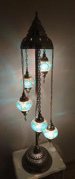 Oosterse Arabische Turkse Marokkaanse vloerlamp set 4/5/7, 100 tot 150 cm, Oosters Arabisch 1001nacht Boho Ibiza Marrakech Marokkaans Turks